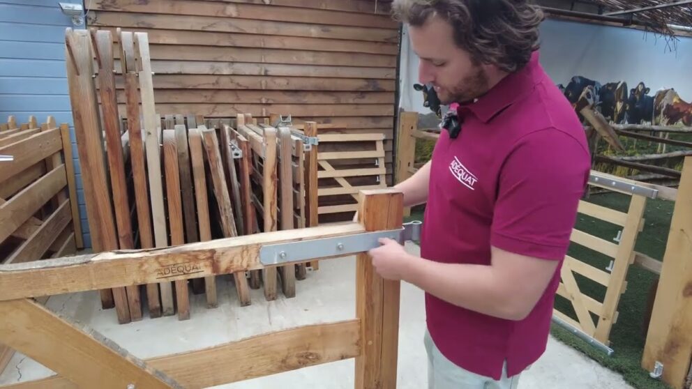 Holzzaun Produzent Niederlande Holztor Kastanienholz