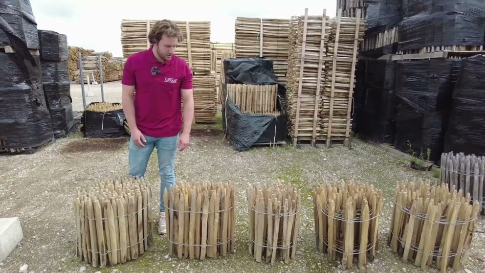 Staketenzaun Holland Holzzaun Hersteller Kastanienholz