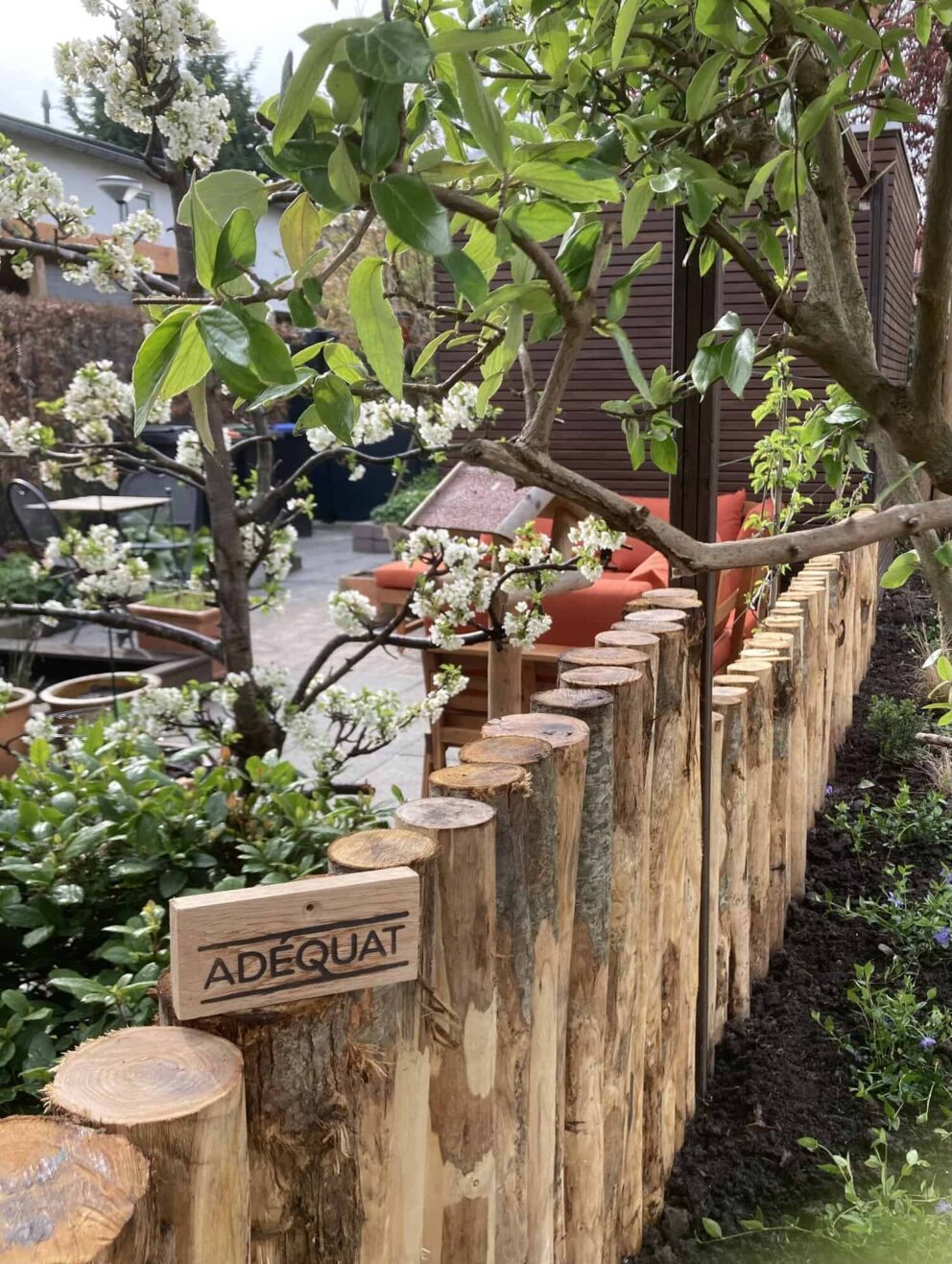 Palisade Holz