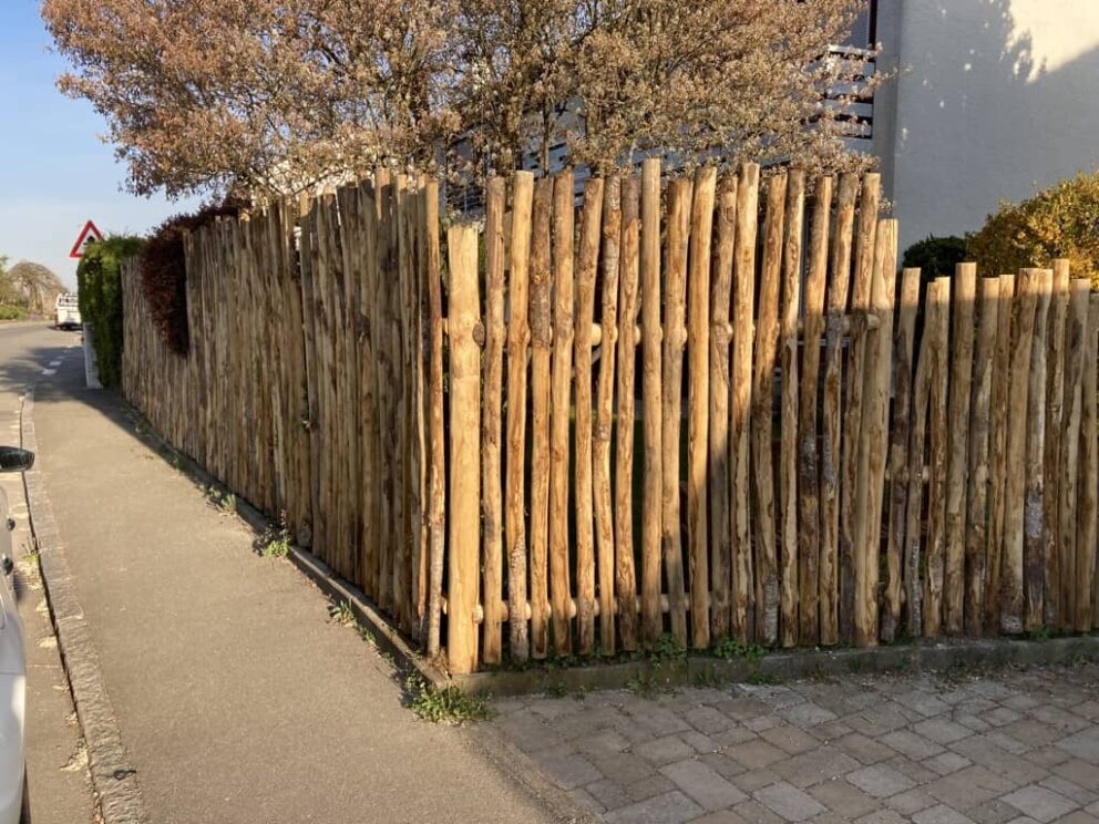 Holzpalisade