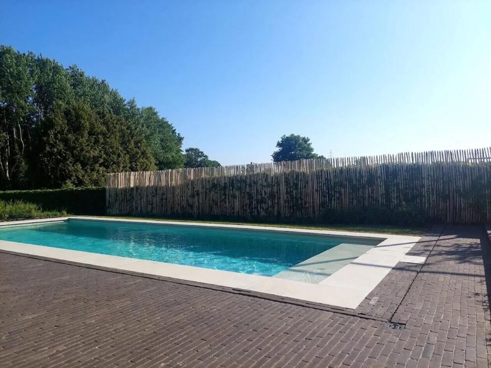 Pool Sichtschutz Holz