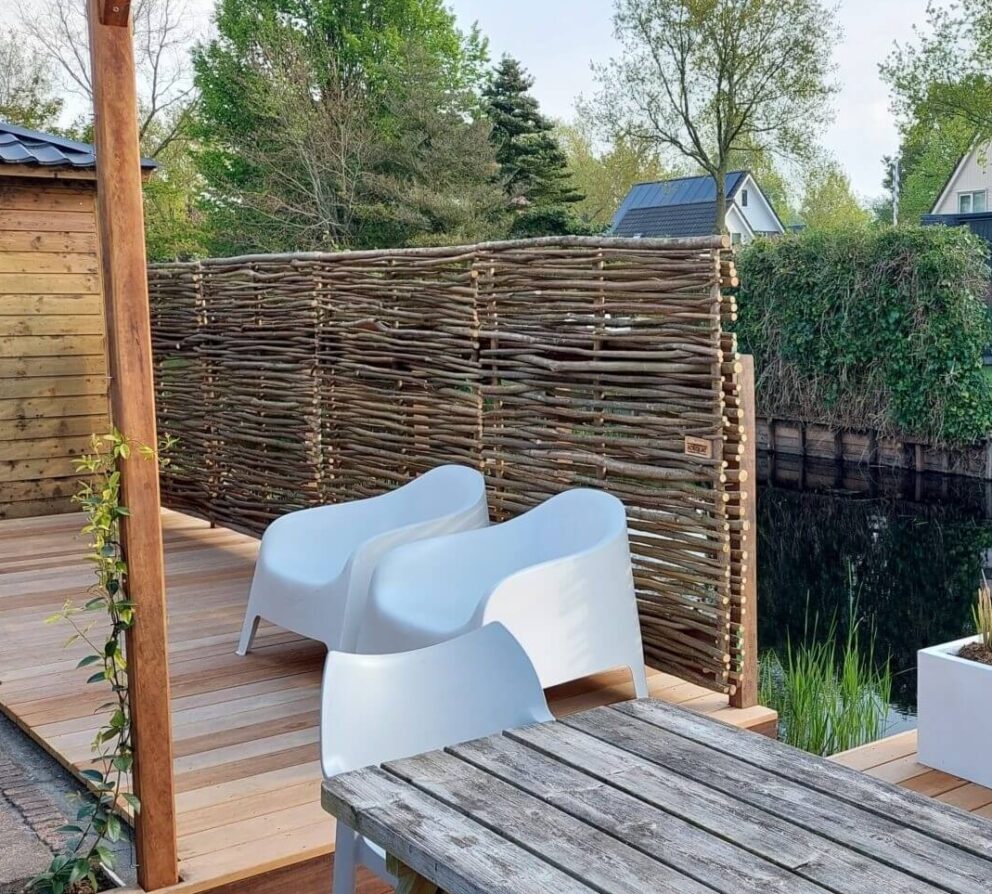 Terrasse Sichtschutz Holz