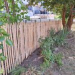 Fr. Staketenzaun Kastanien 120 cm hoch, Abstand 2 cm, 2x 5m Rolle
