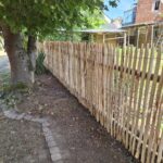 Fr. Staketenzaun Kastanien 120 cm hoch, Abstand 2 cm, 2x 5m Rolle
