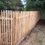 Fr. Staketenzaun Kastanien 120 cm hoch, Abstand 4 cm, 2x 5m Rolle