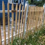 Einzelne Stakete 100 cm lang, ¼ Stakete, gespitzt
