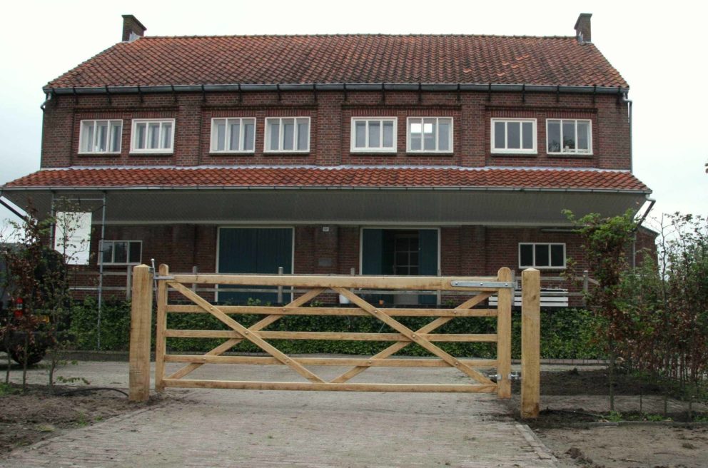 Portail anglais pour pré chêne