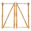 Portail français cadre ganivelle double battant 200 cm