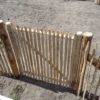 franse rondhoutpoort 120h x120b