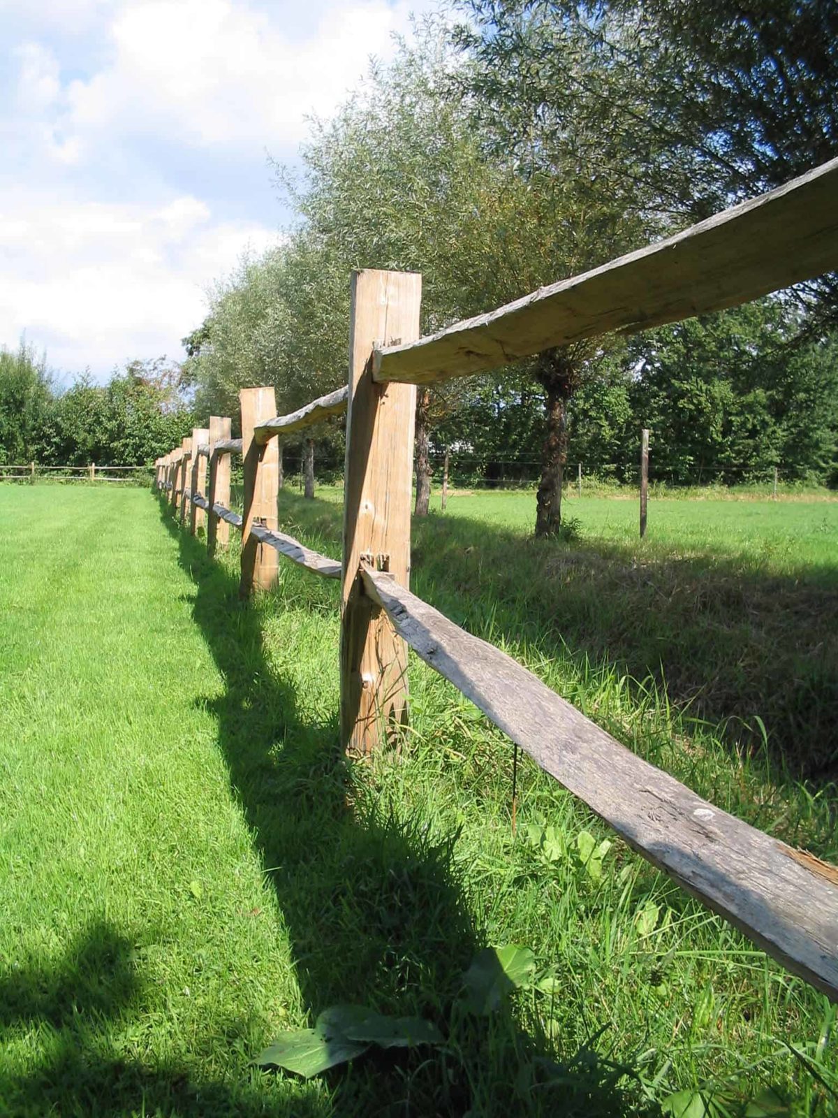 Post & Rail, lisse d’un quart en châtaignier