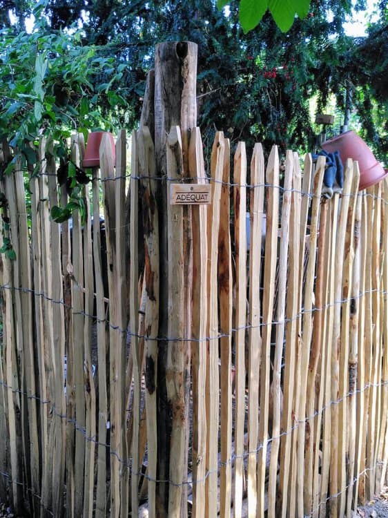 Clôture ganivelle en bois de châtaignier 175 cm Adequat