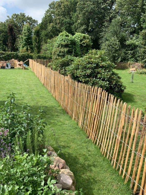 Clôture ganivelle en bois de châtaignier 120 cm Adequat