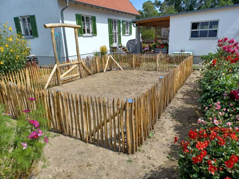 Clôture ganivelle en bois de châtaignier 80 cm Adequat