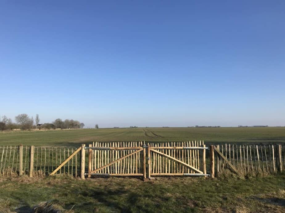 Portail en rondins 100 cm Adequat