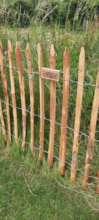 Clôture ganivelle robinier 100 cm Adequat