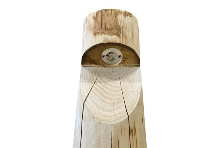 Luminaires de jardin en bois