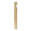 Luminaire de jardin en bois carré rustique