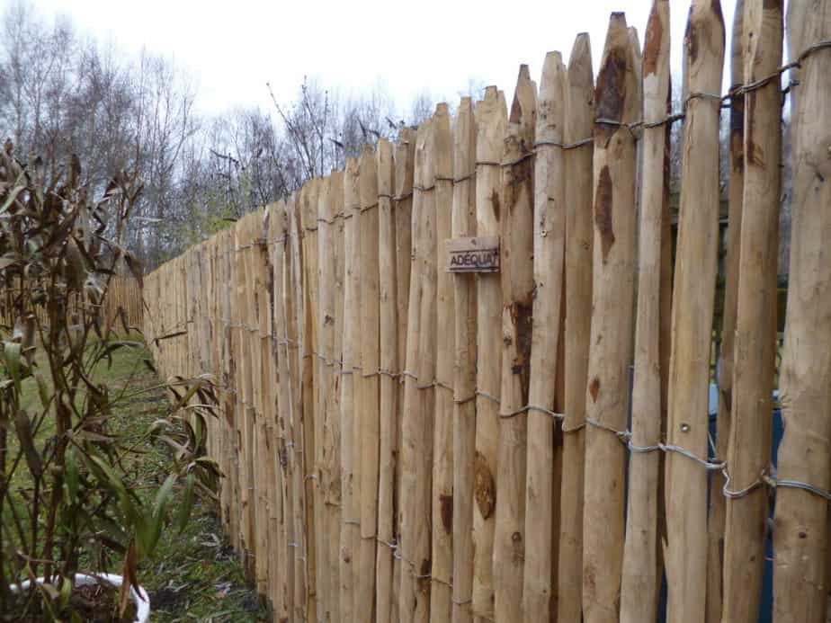 Clôture ganivelle en bois de châtaignier 175 cm Adequat