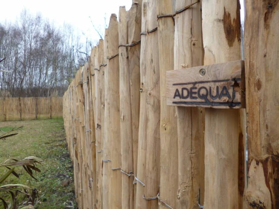 Clôture ganivelle en bois de châtaignier 175 cm Adequat