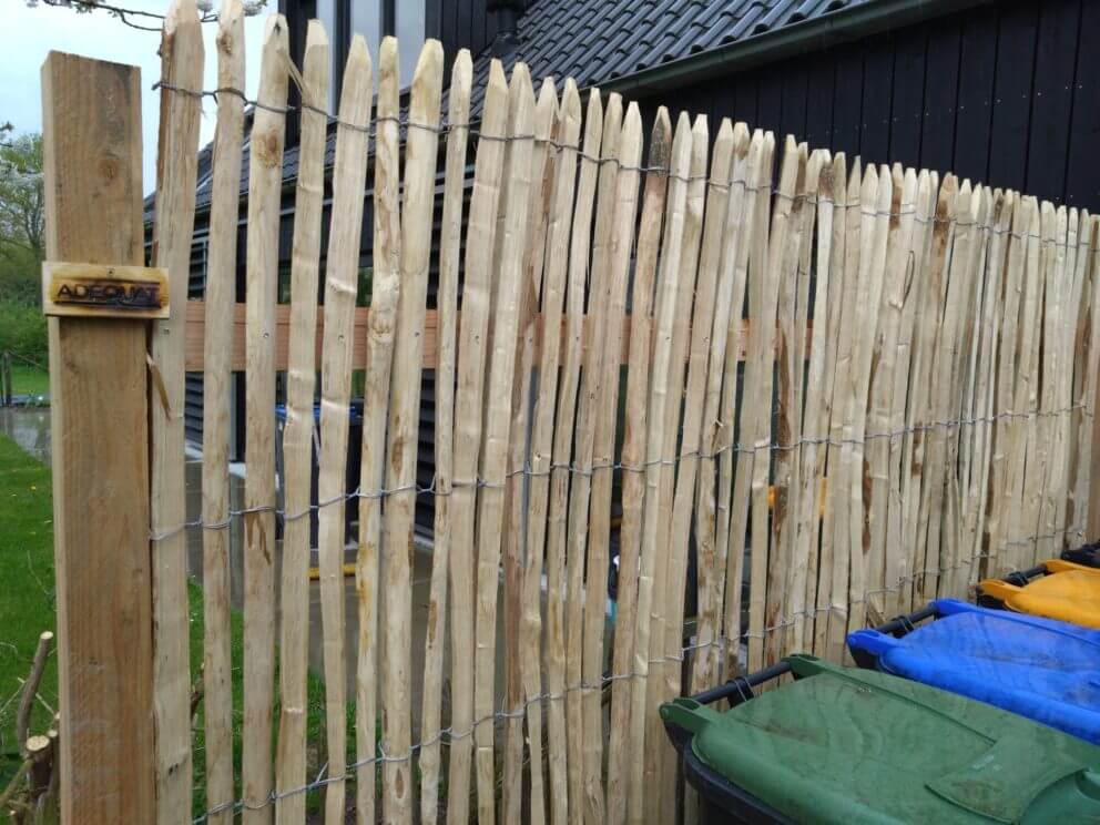 Clôture ganivelle en bois de châtaignier 200 cm Adequat