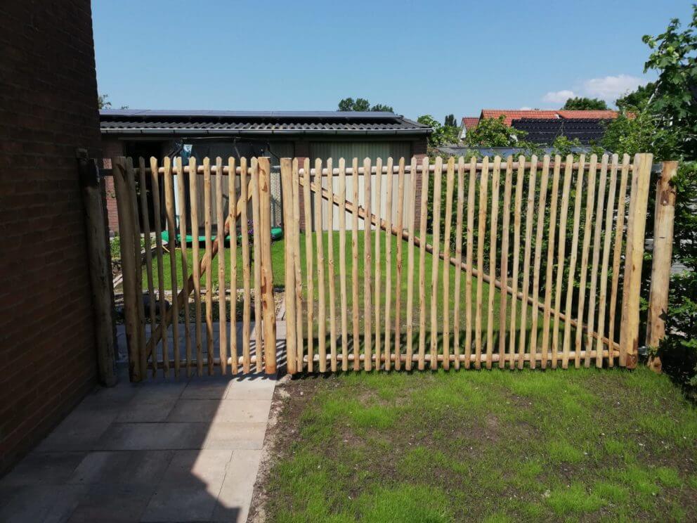 Portail Français en rondins 150 cm Adequat