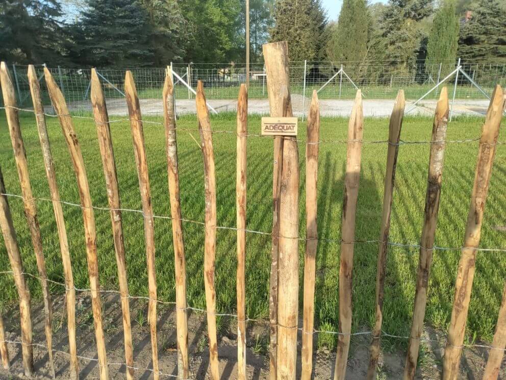 Clôture ganivelle en bois de châtaignier 150 cm Adequat