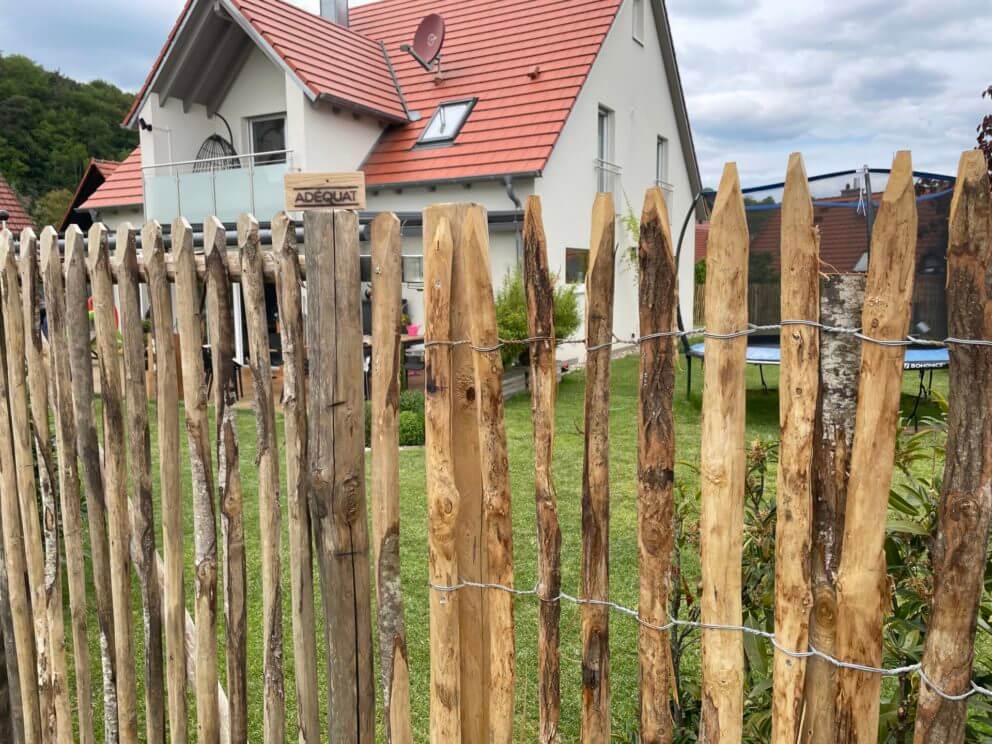 Clôture ganivelle en bois de châtaignier 150 cm Adequat