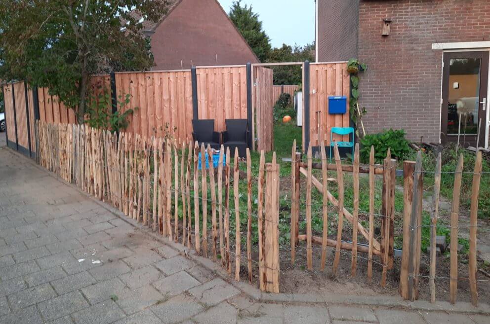 Clôture ganivelle en bois de châtaignier 100 cm Adequat