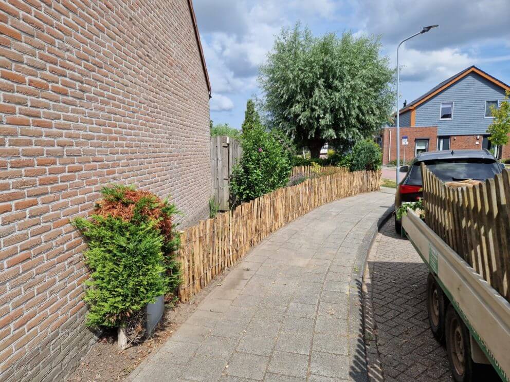 Clôture ganivelle en bois de châtaignier 80 cm Adequat