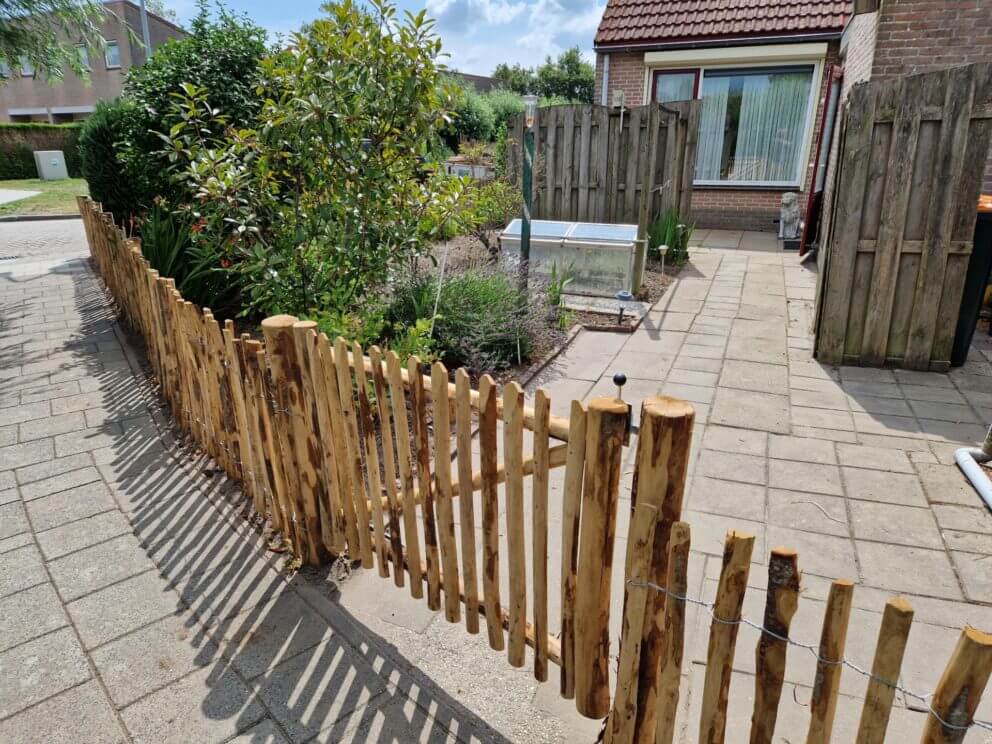 Clôture ganivelle en bois de châtaignier 80 cm Adequat