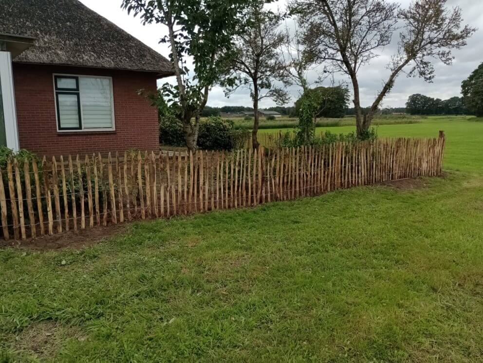 Clôture ganivelle en bois de châtaignier 100 cm Adequat