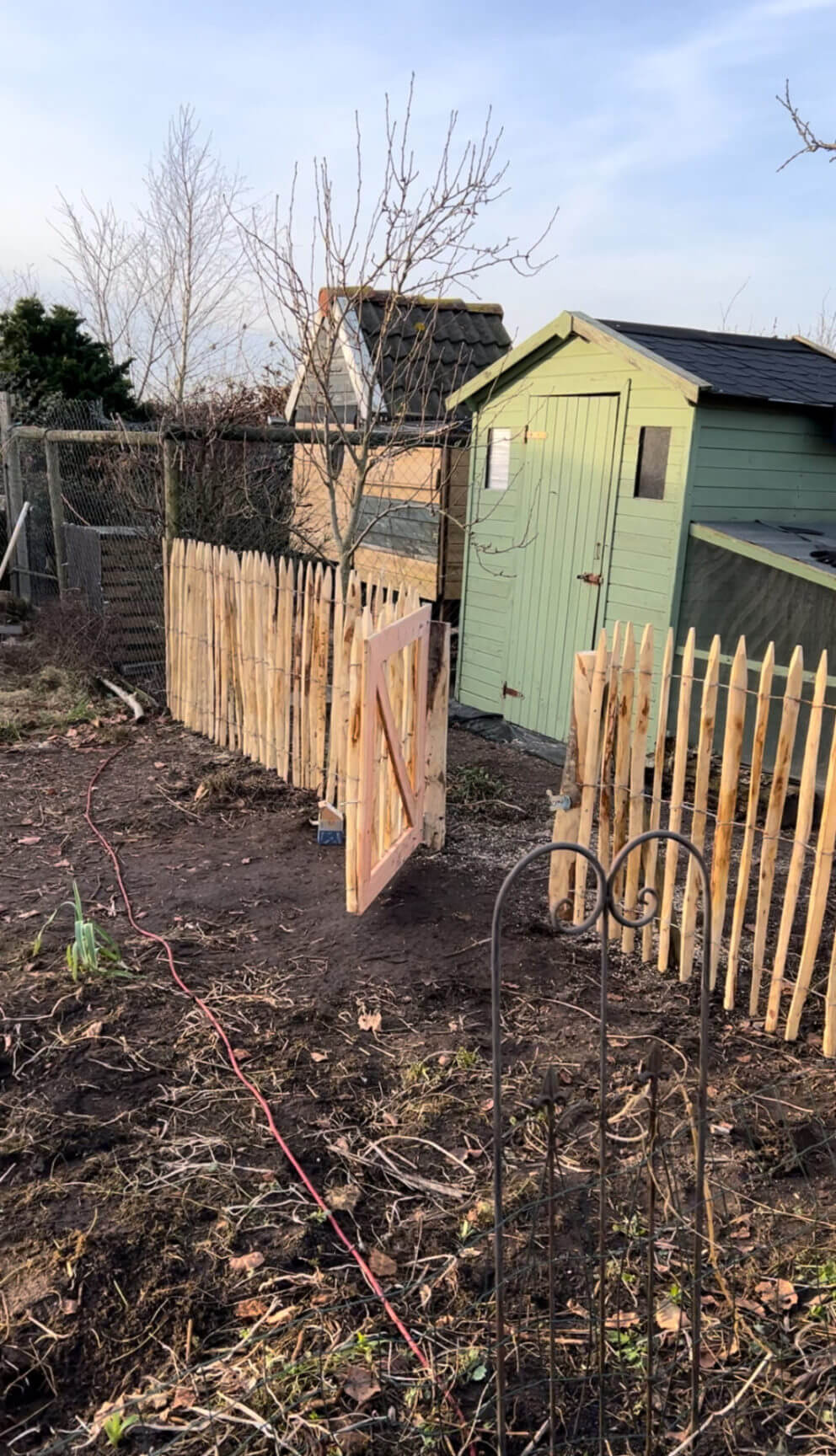 Clôture ganivelle en bois de châtaignier 100 cm Adequat