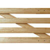 Portail rustique 4 planches châtaignier simple