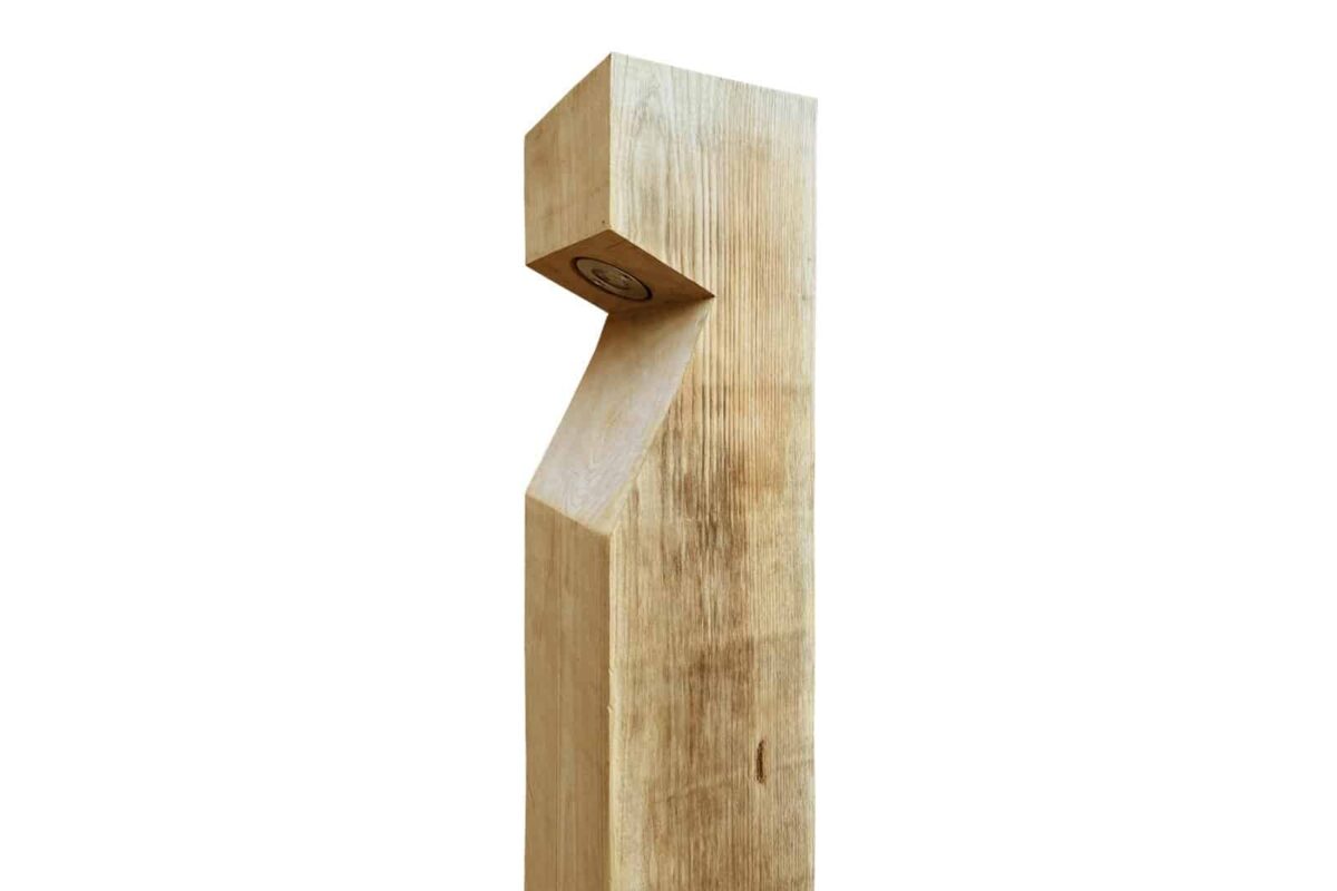 Borne lumineuse carrée Bobby châtaignier, préparée pour lampe In-lite - Image 3