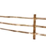 Clôture post & rail châtaignier