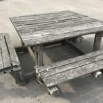 Table et chaise de jardin en bois - Entretien du mobilier en bois