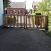 Porte de jardin en chêne