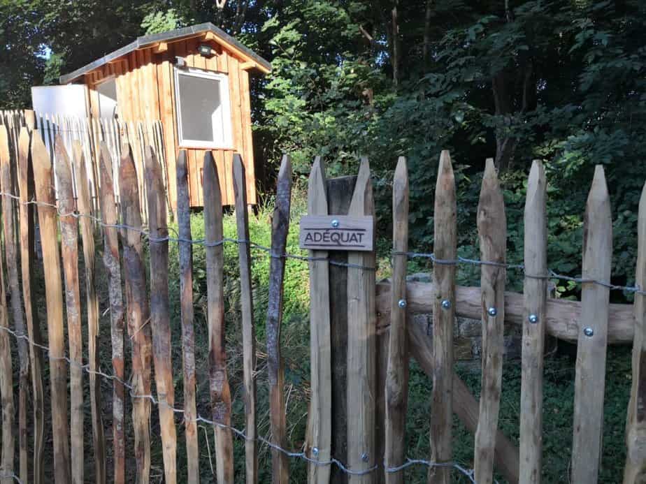 Clôture ganivelle en bois de châtaignier 150 cm Adequat