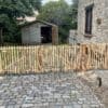 Portail Français en rondins 100 cm Adequat