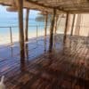 la pergolas des poteaux en robinier