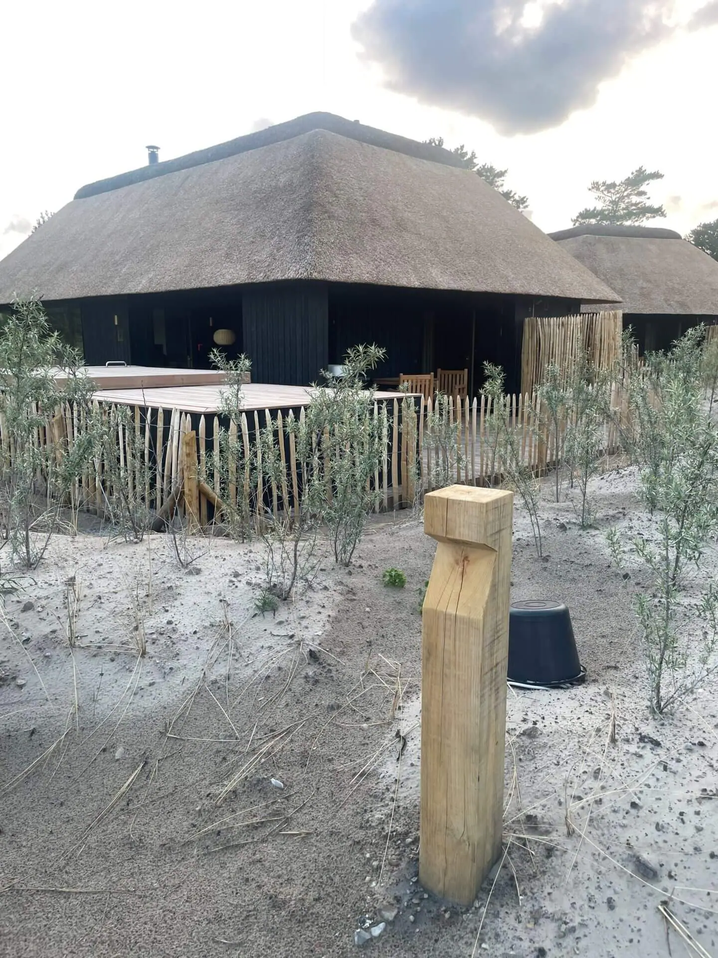 Éclairage extérieur en bois