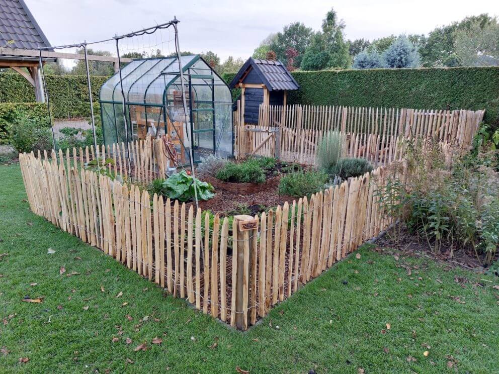 Clôture ganivelle en bois de châtaignier 80 cm Adequat