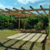 Pergola Robinier écorcés et poncés 600 cm diam. 10/12, 13/15 et 16/18 cm