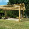 Pergola Robinier écorcés et poncés 600 cm diam. 10/12, 13/15 et 16/18 cm