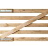 Portail rustique angle 5 planches châtaignier simple – Image 2