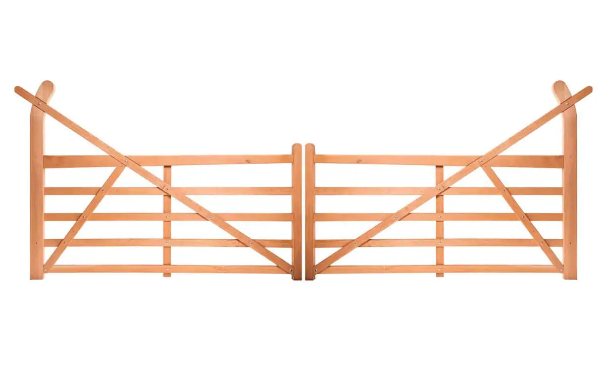 Portail anglais arc douglas double