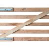 Portail rustique angle 5 planches douglas simple