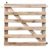 Portail upcycle châtaignier, chêne ou douglas
