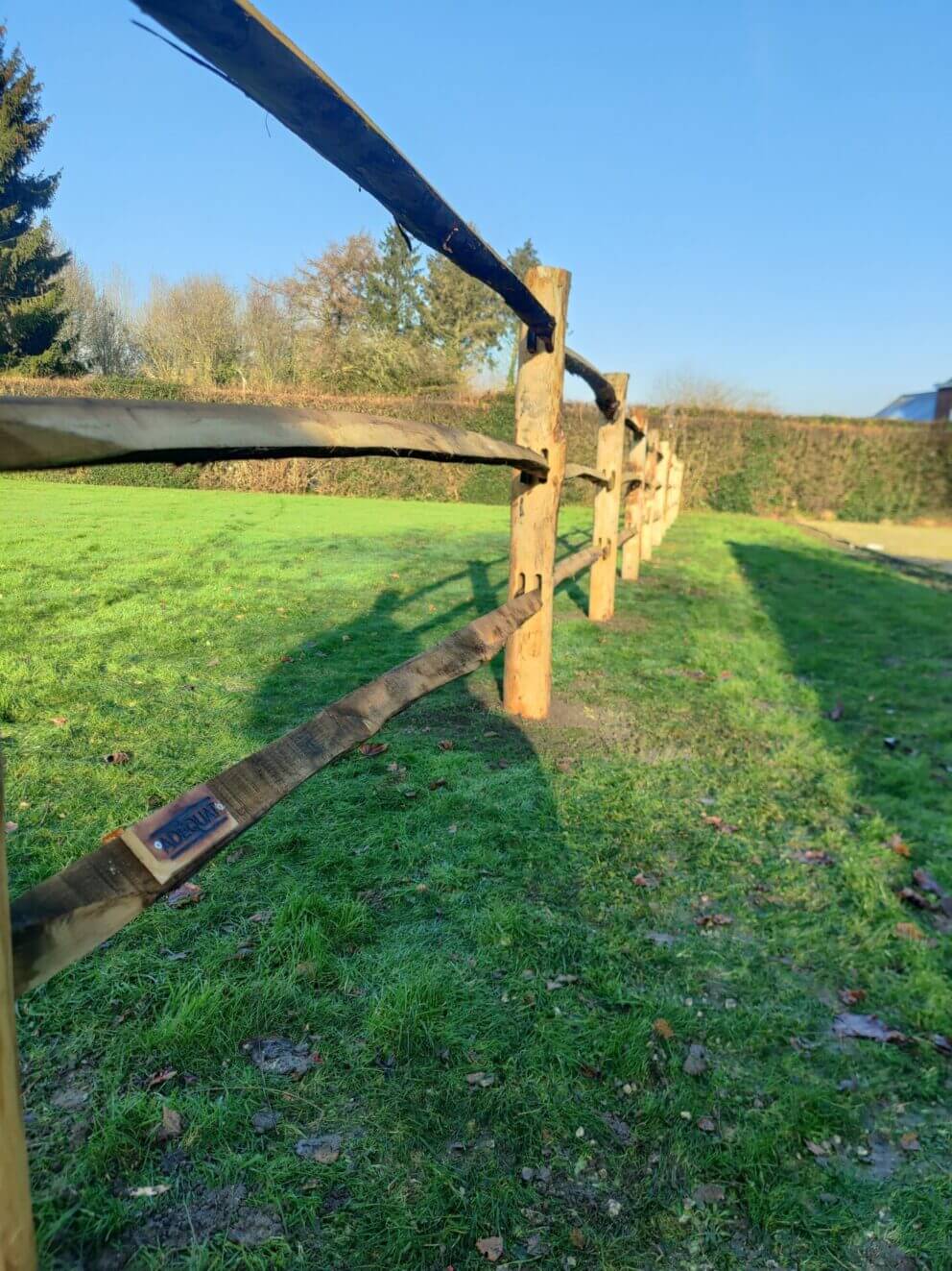 Post & Rail 3 niveaux rond