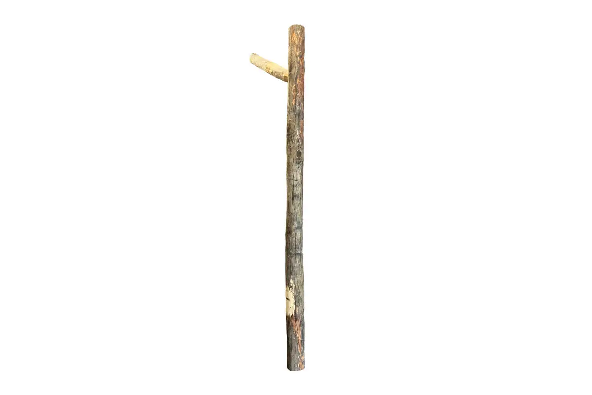 Lampadaire rustique en bois - Victor – Image 6